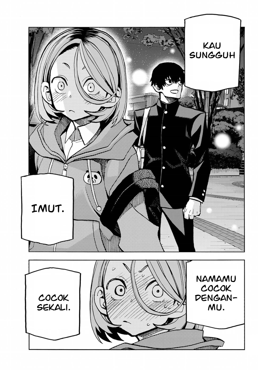 The Story Between a Dumb Prefect and a High School Girl with an Inappropriate Skirt Length Chapter 02 Gambar 16